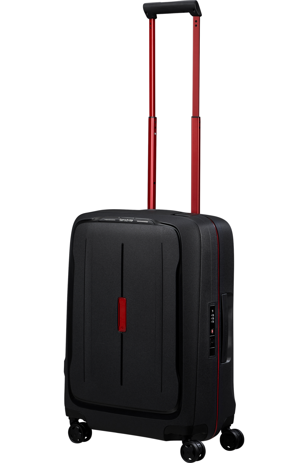 ESSENS Spinner (4 wheels) 55cm Charcoal/Red London Luggage
