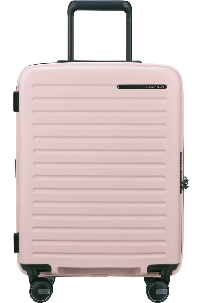 RESTACKD Spinner Expandable 4 wheels 55cm Rose London Luggage