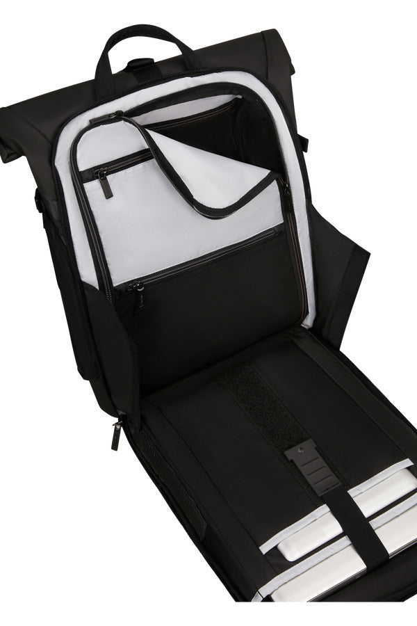 BIZ2GO 2 Rolltop Backpack 15.6" - Black