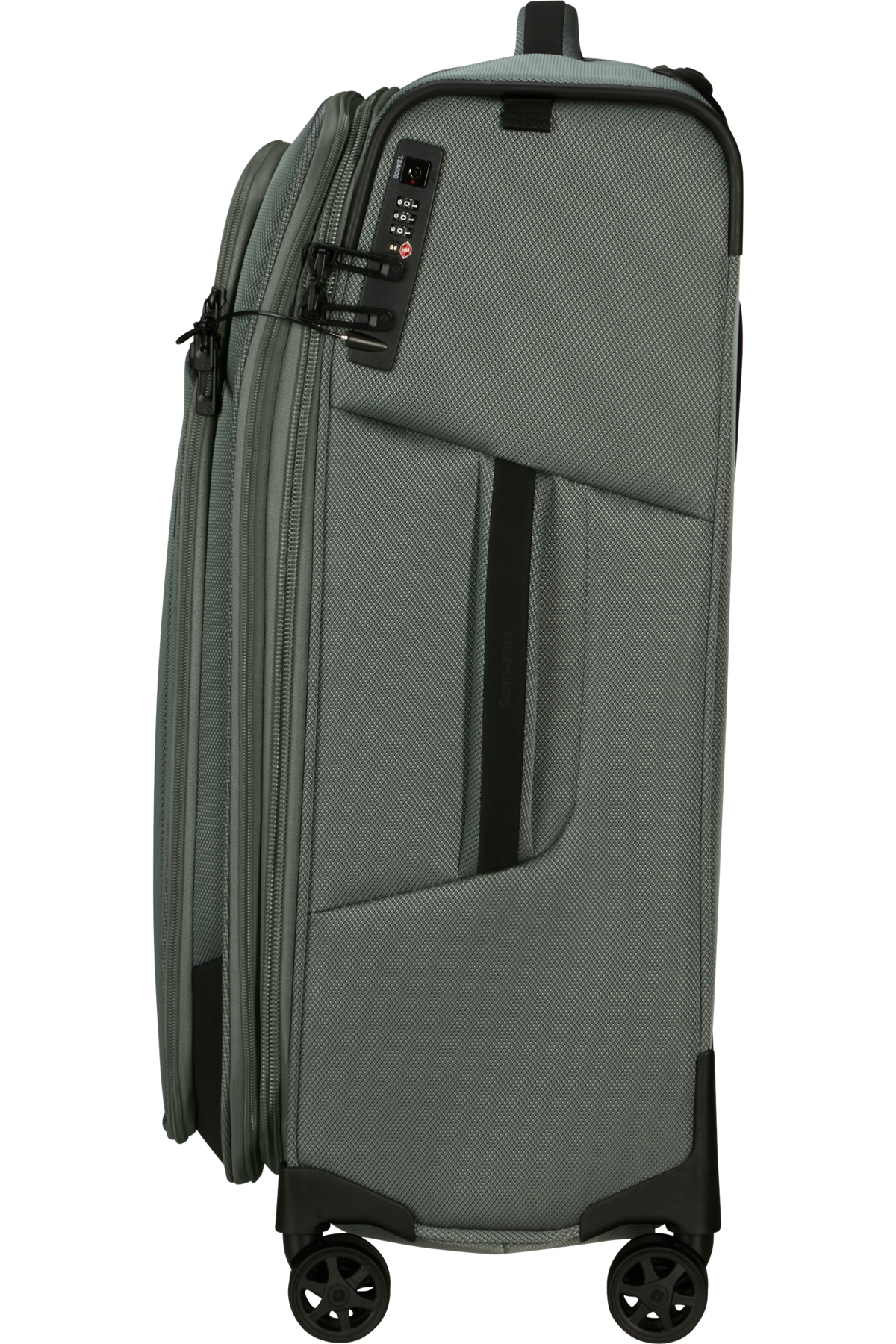 RESPARK 67cm Spinner Expandable (4 wheels) Sage Grey London Luggage