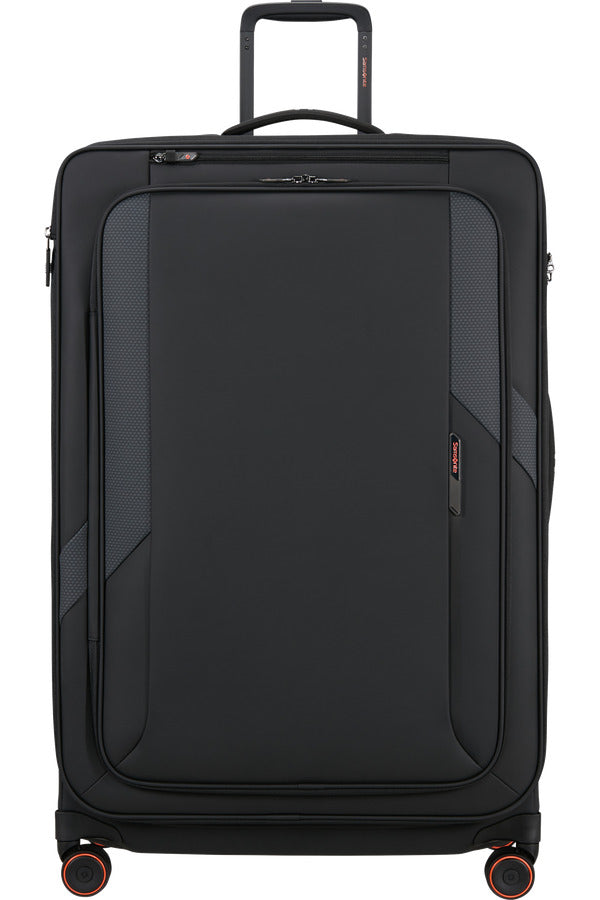 GLAZED Spinner Expandable (4 wheels) 84cm - Black