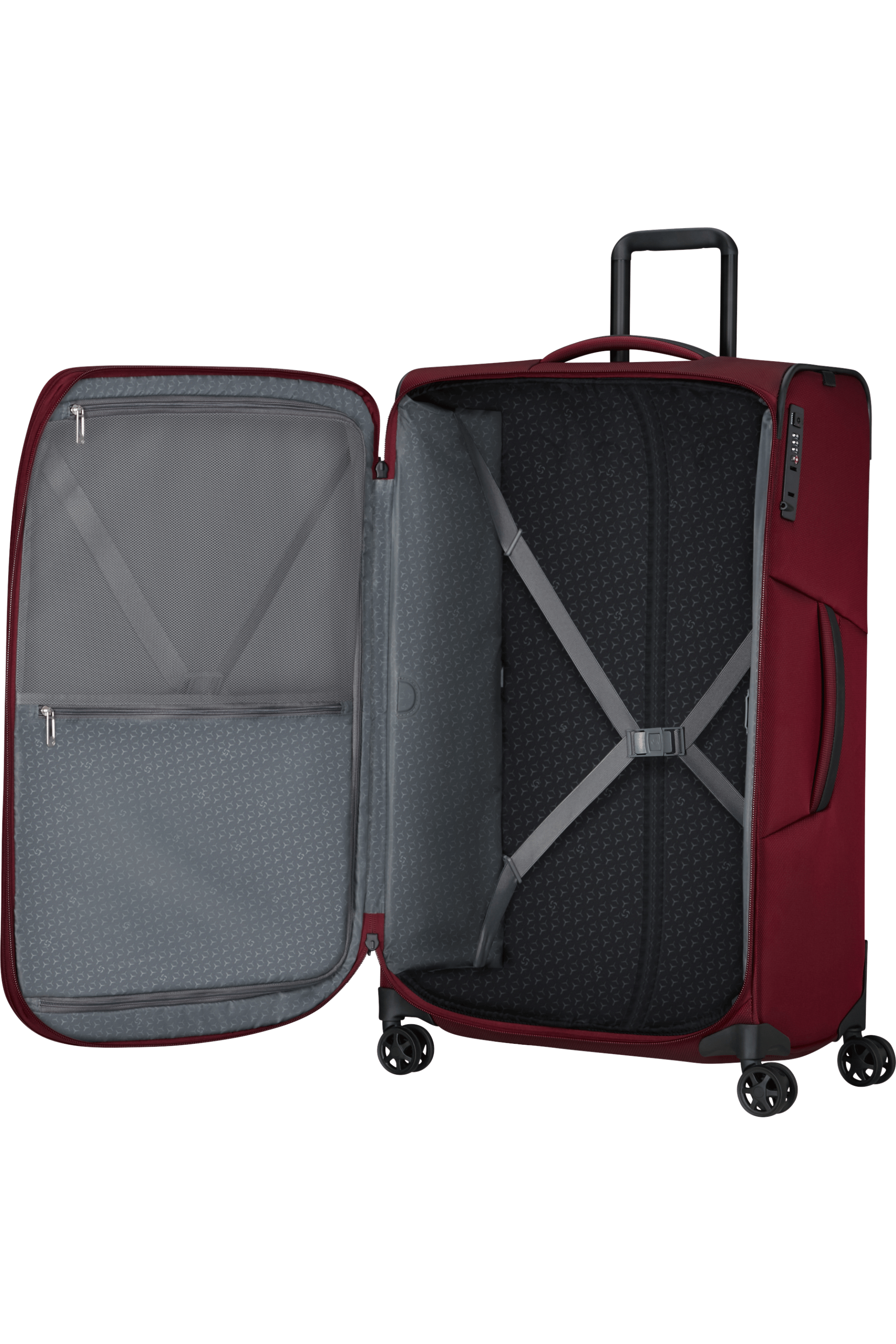 RESPARK 79cm Spinner Expandable (4 wheels) - Burgundy