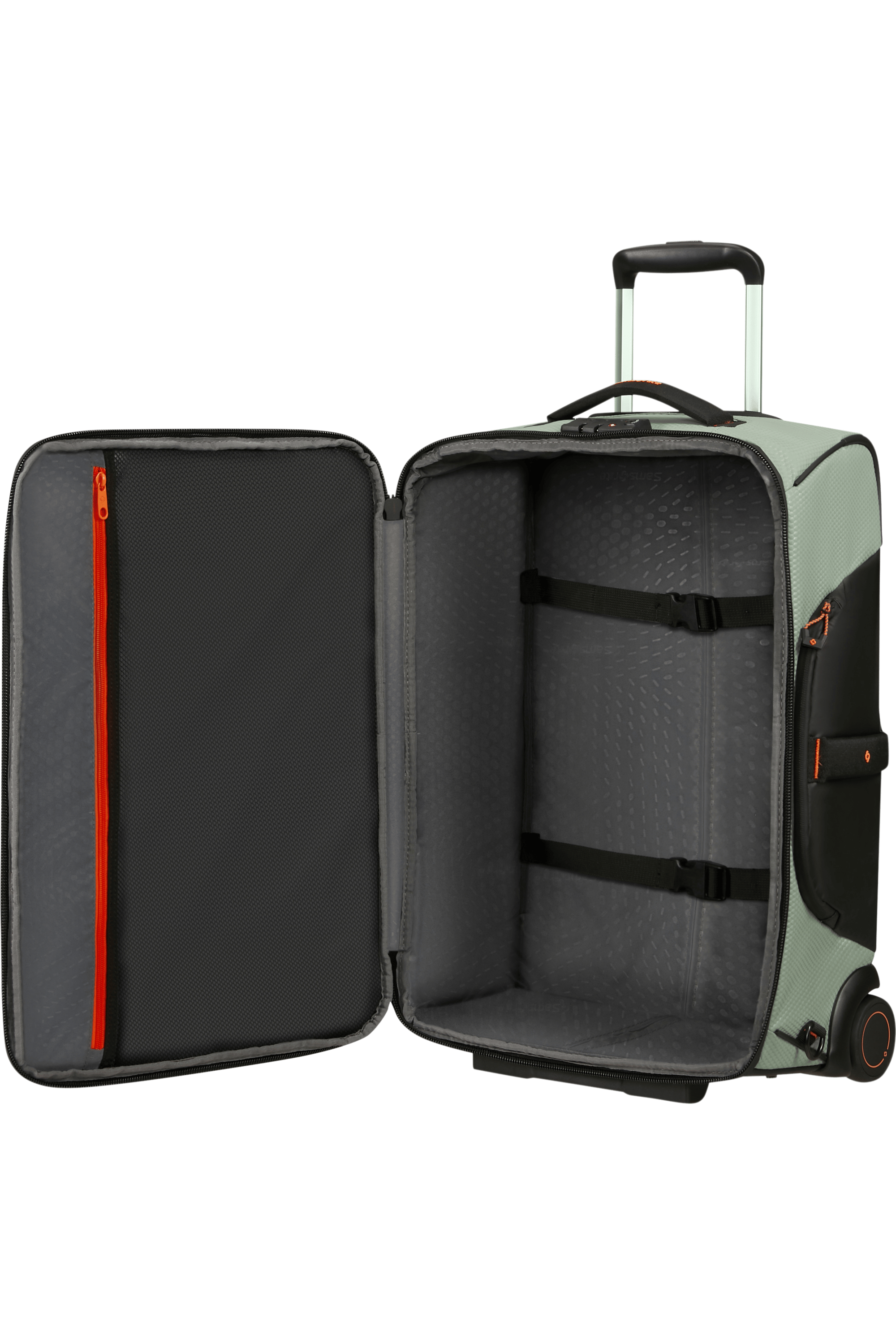 ECODIVER Duffle with wheels 55cm backpack - Light Sage