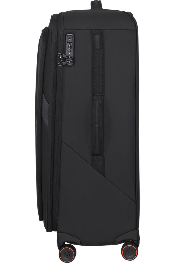 GLAZED Spinner Expandable (4 wheels) 78cm - Black