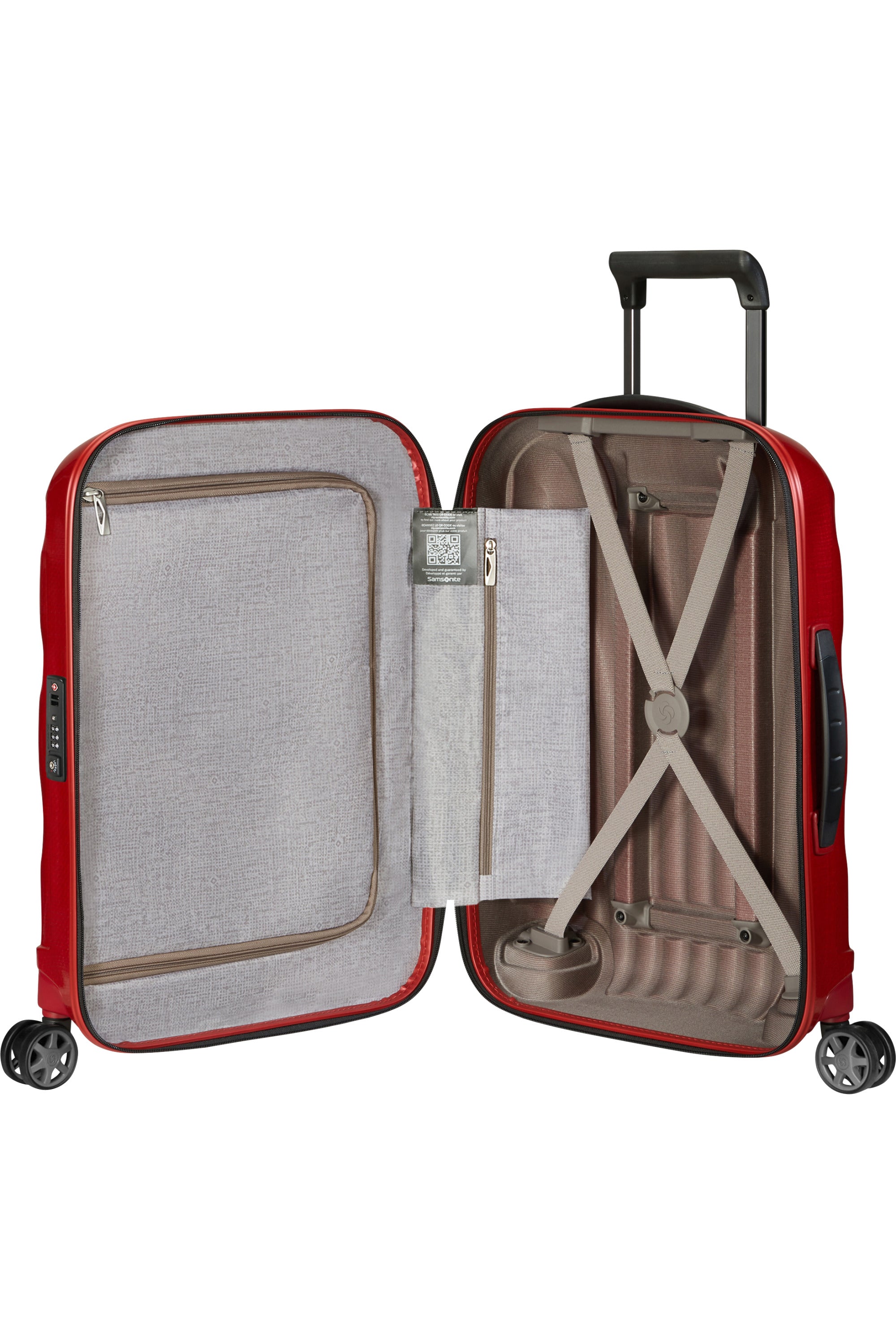 C-Lite Spinner (4 wheels) 55cm Cabin - Chili Red