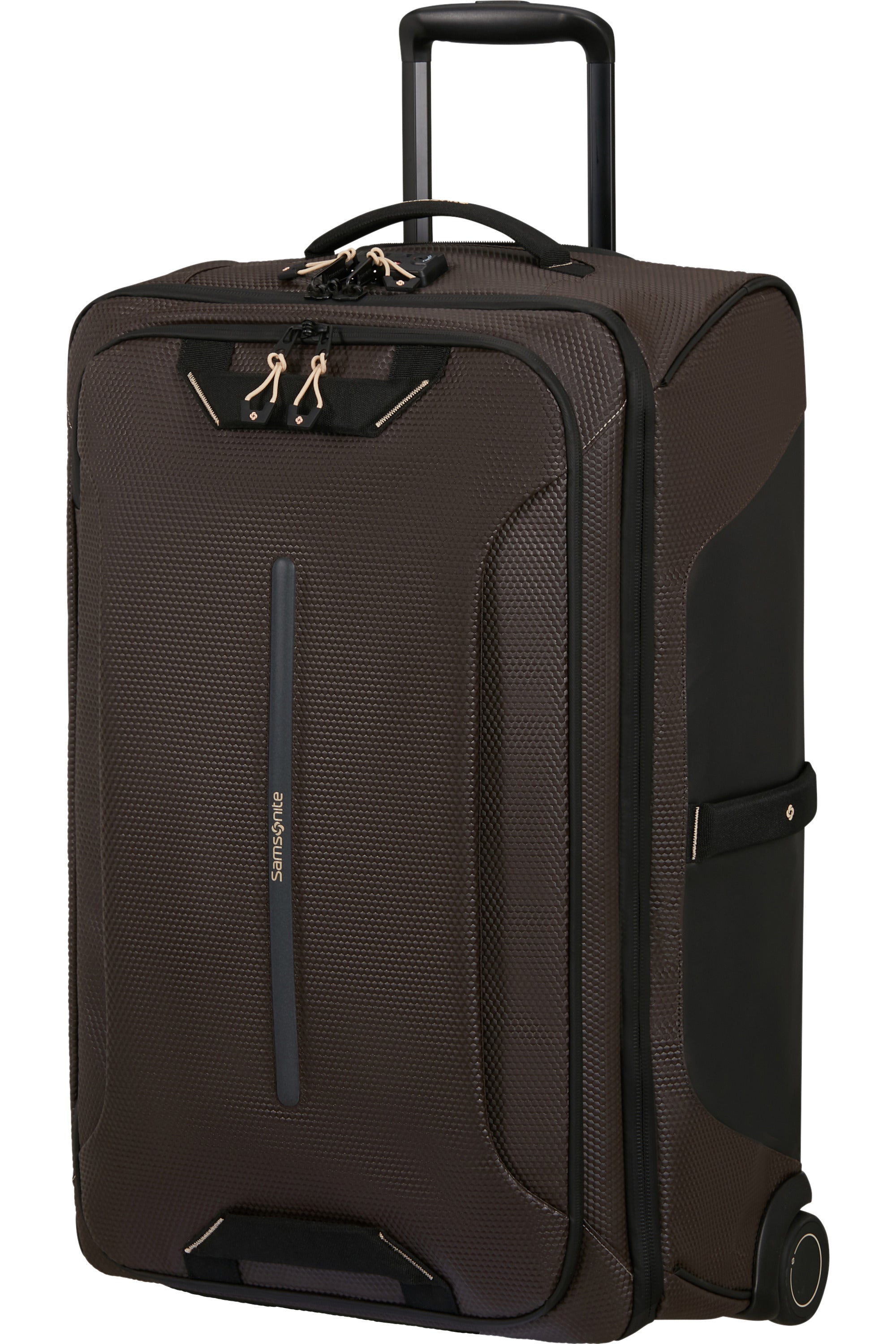 ECODIVER Duffle with wheels 67cm  - Coffee Bean