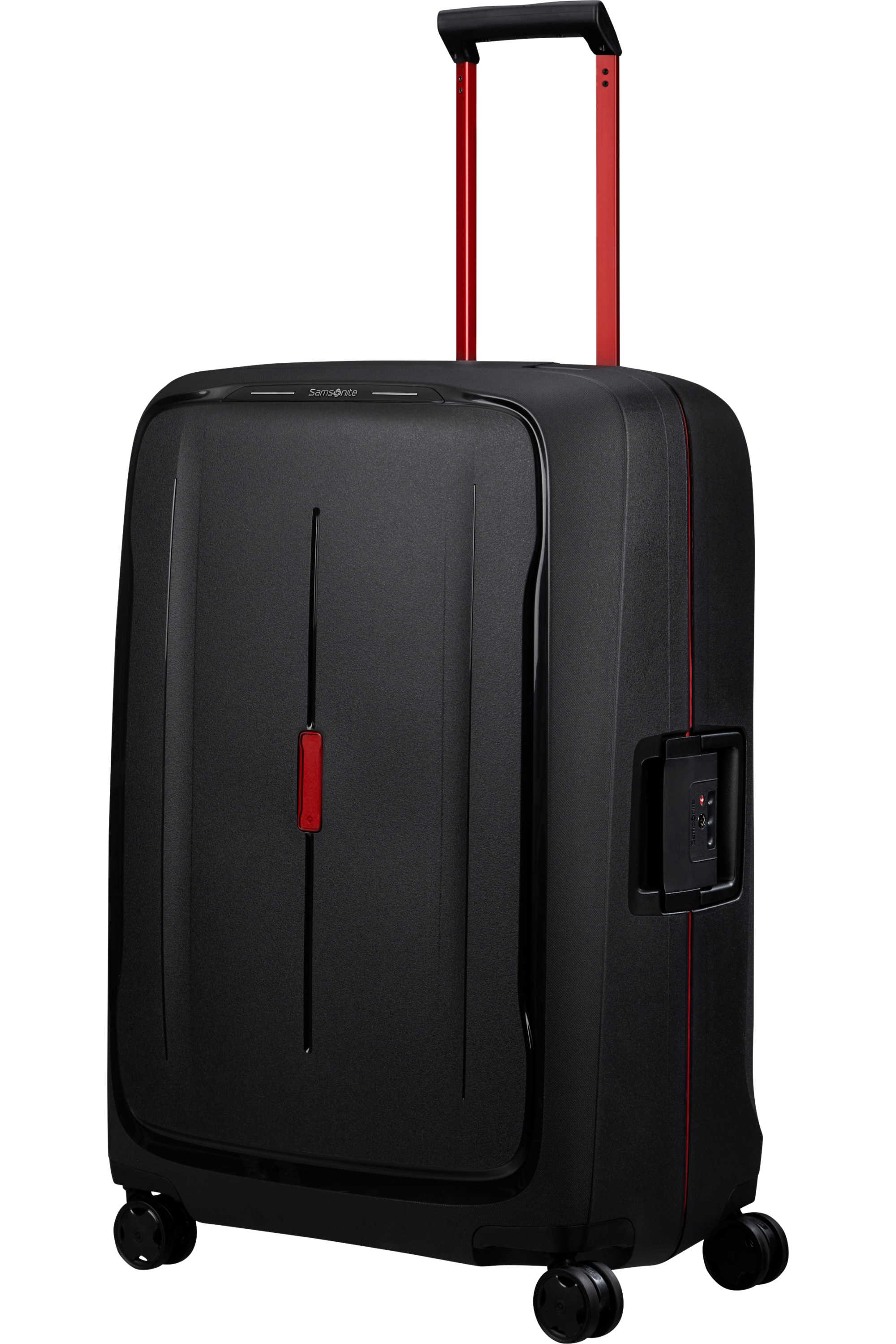 ESSENS Spinner (4 wheels) 75cm - Charcoal/Red