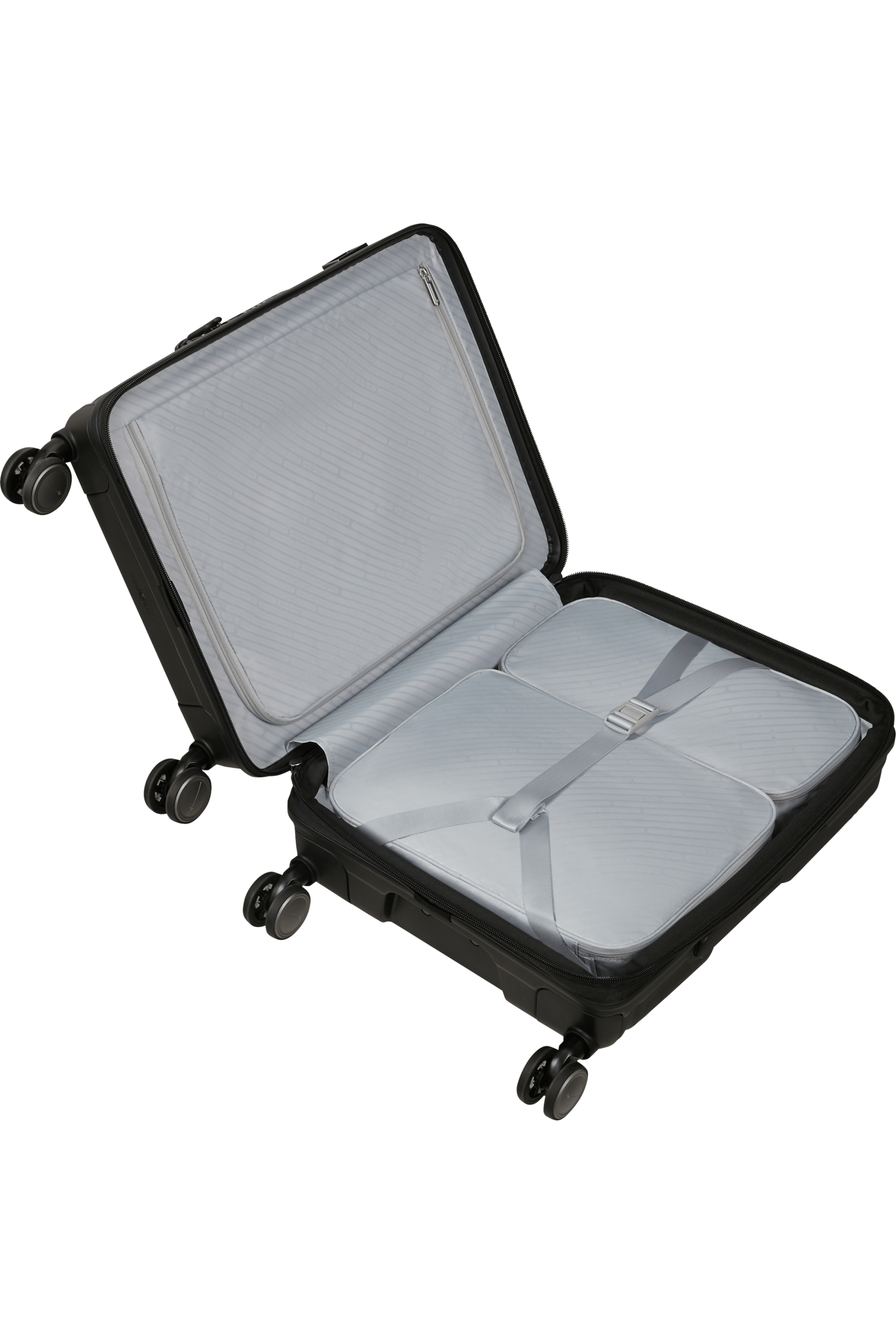 Paralux Spinner expandable (4 wheels) 55cm - Black