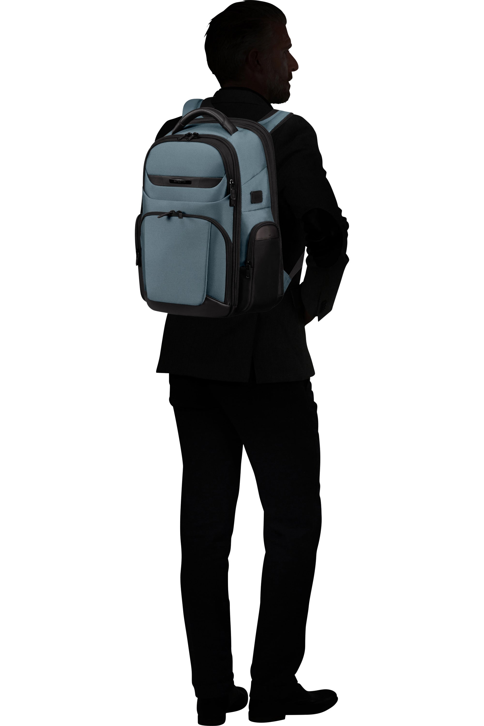 PRO-DLX 6 Backpack Expandable 15.6" - Dusty Blue