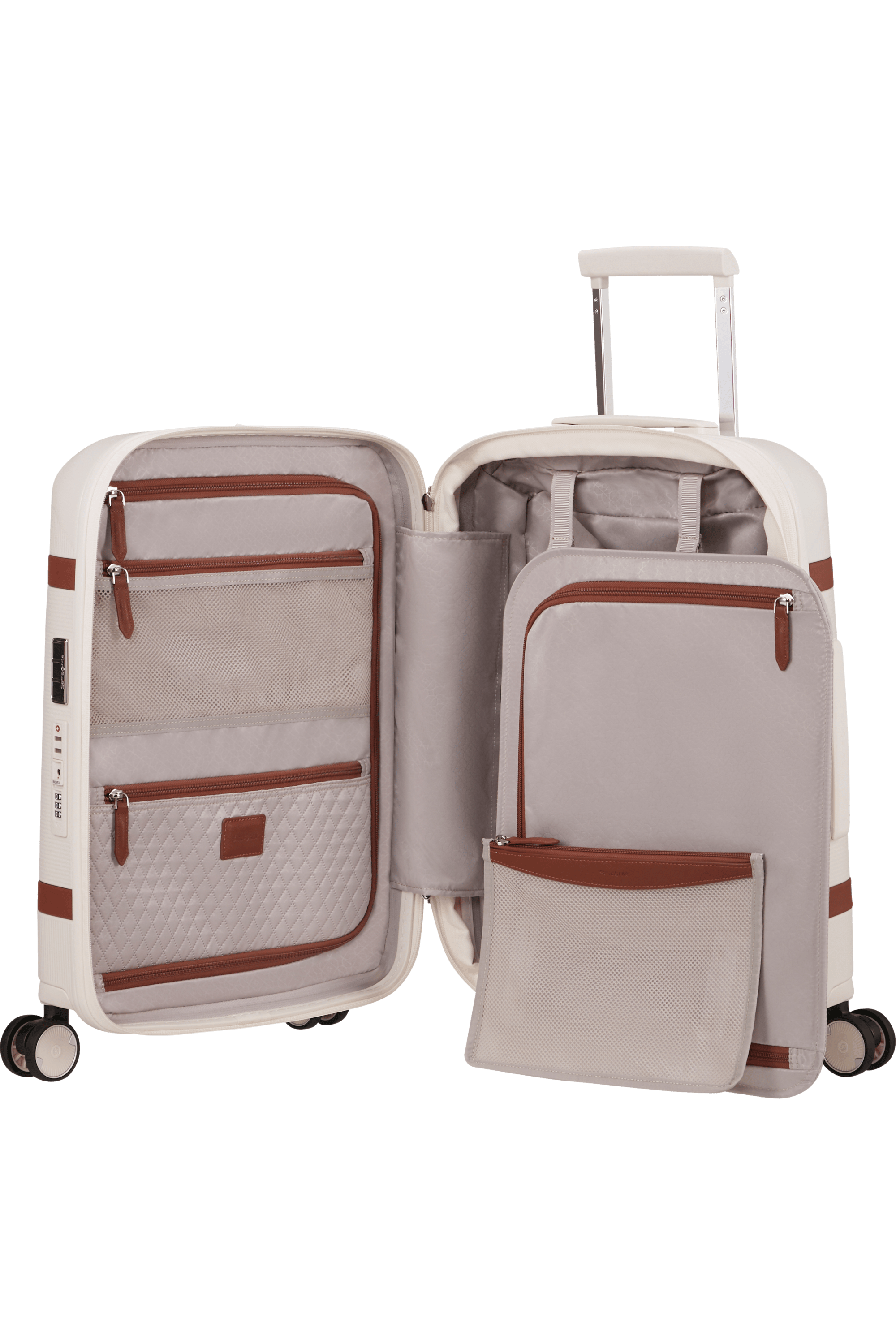 Image Spinner Expandable (4 wheels) 55cm - Ivory