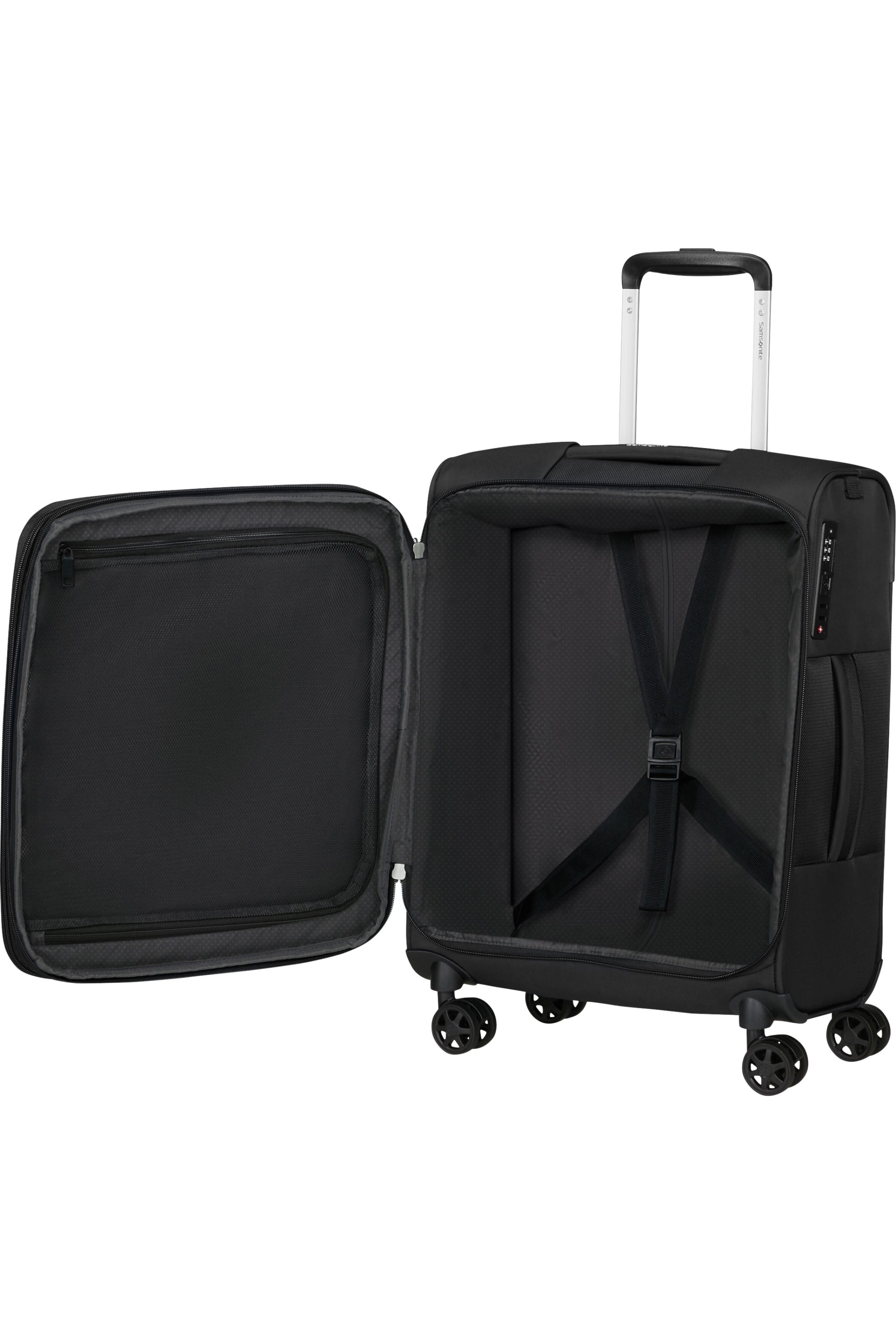 GOTWIST Spinner Expandable (4 wheels) 55cm - Black