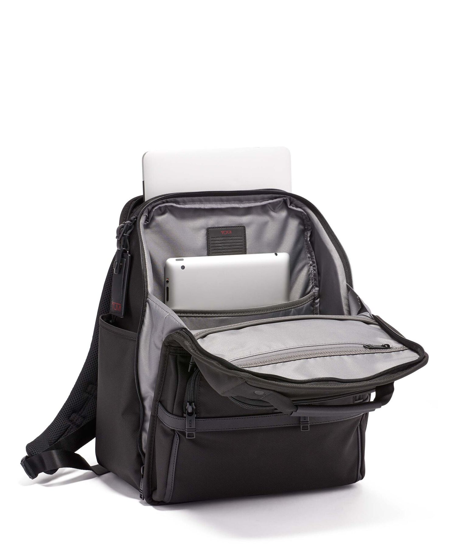 Alpha 3 Compact Laptop Brief Backpack Black London Luggage