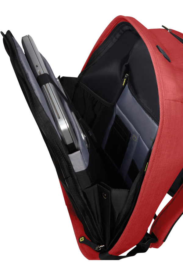 SECURIPAK Laptop Backpack 15.6 Garnet Red London Luggage