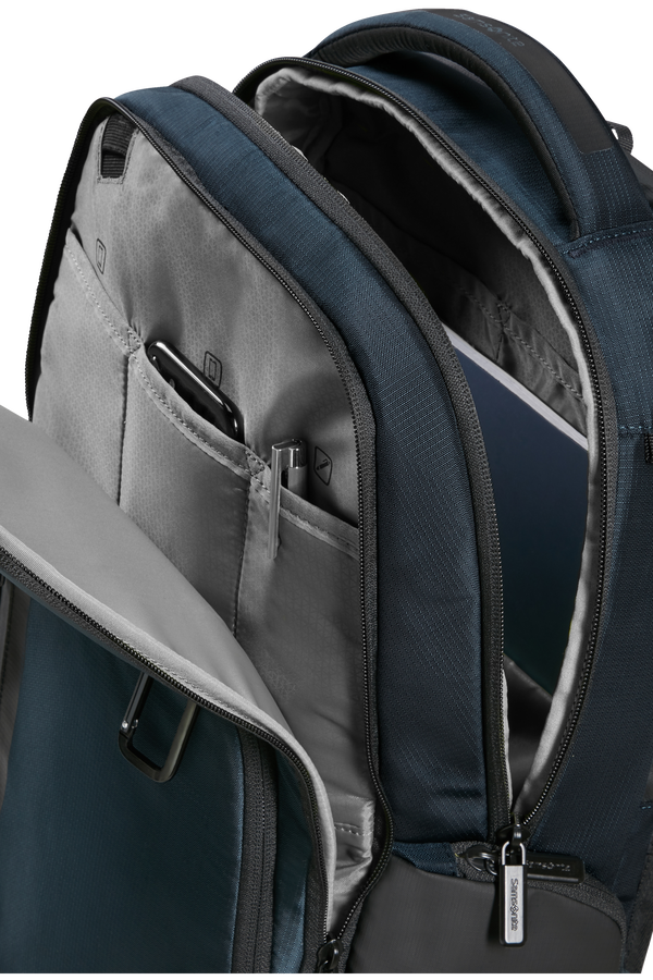 BIZ2GO Backpack 14.1" Deep Blue - London Luggage