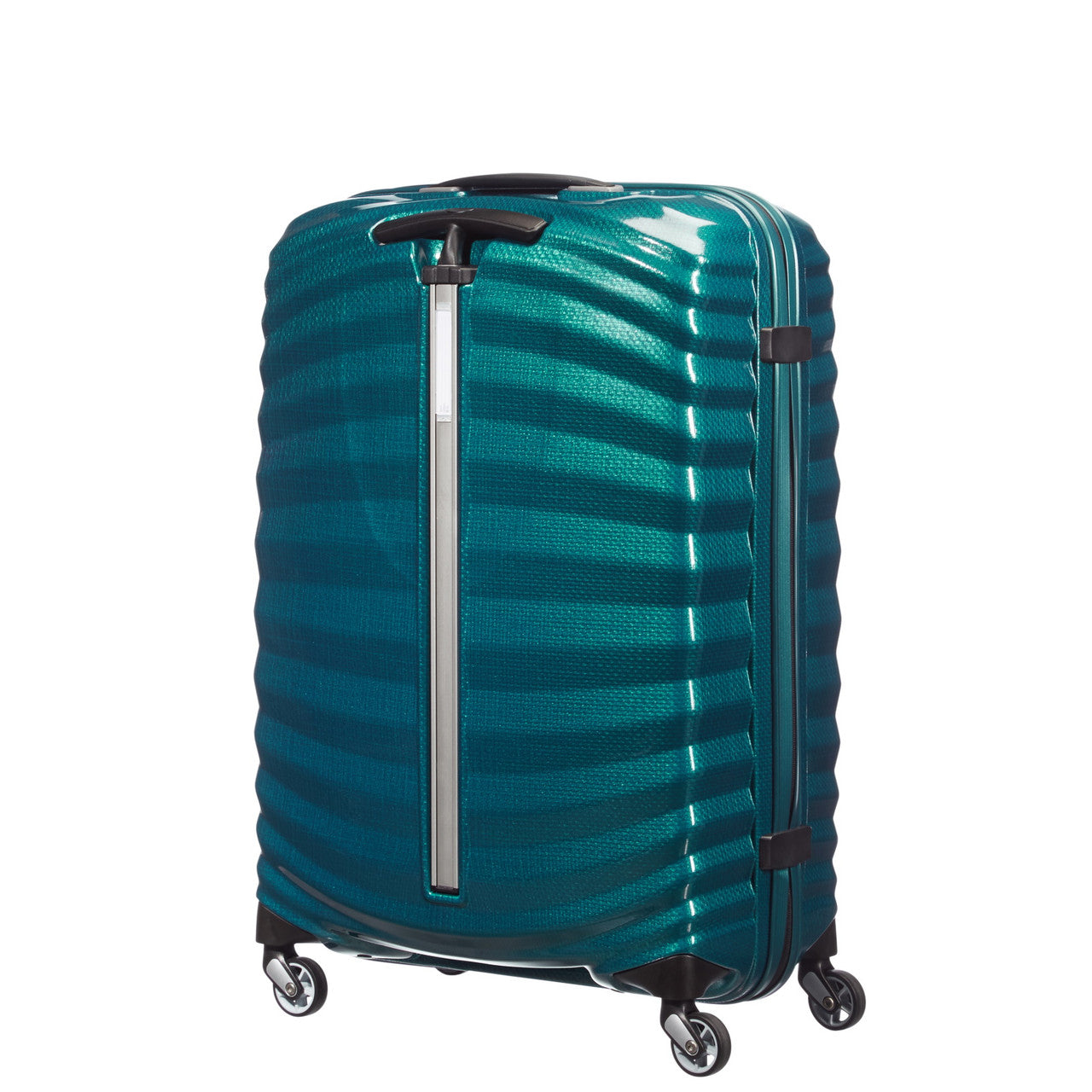 Lite Shock 69cm Spinner 4 Wheel Petrol Blue London Luggage