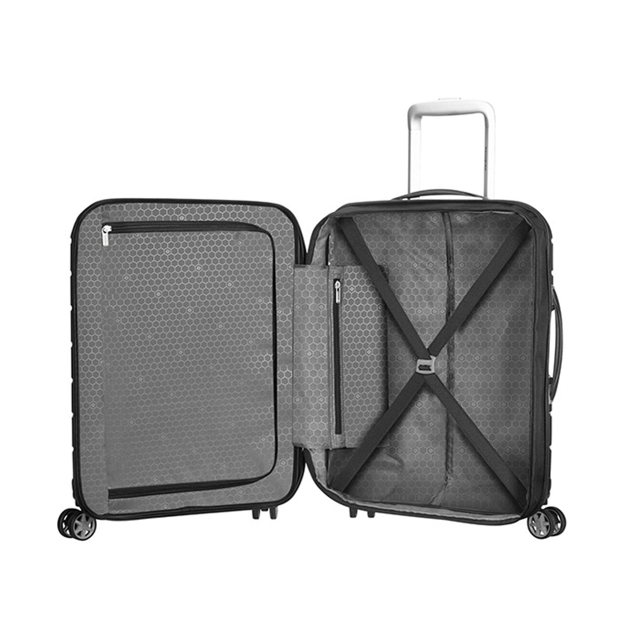 FLUX Expandable Cabin Suitcase 55cm (4 Wheel) - London Luggage
