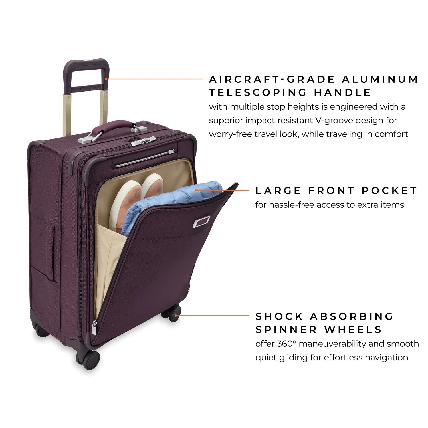 BASELINE Limited Edition Medium Expandable Spinner - London Luggage