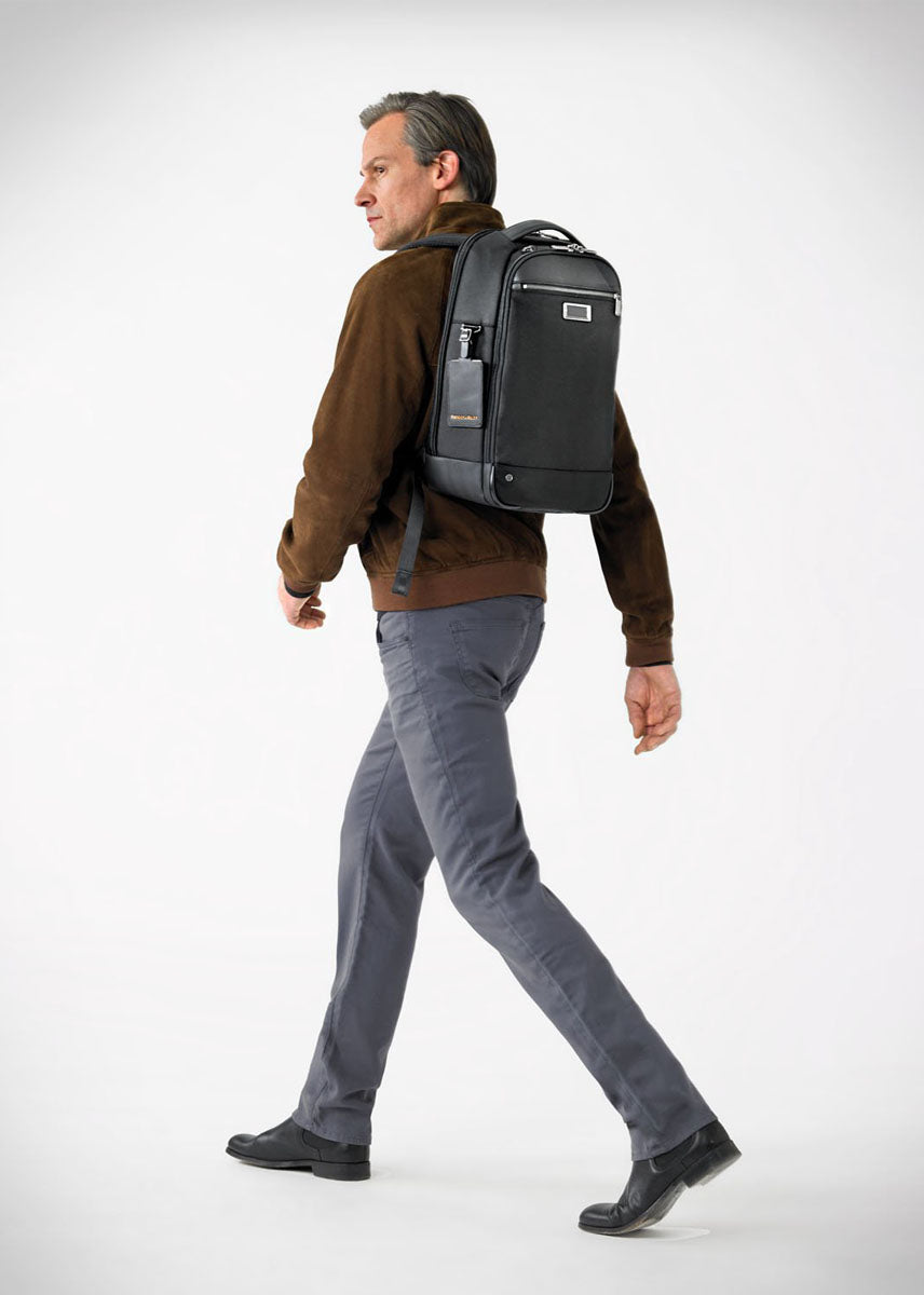 Work Medium Slim Backpack Black London Luggage