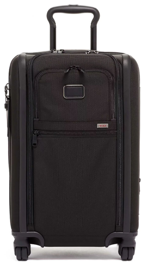 Alpha 3 International Expandable 4 Wheeled Carry-On - Black
