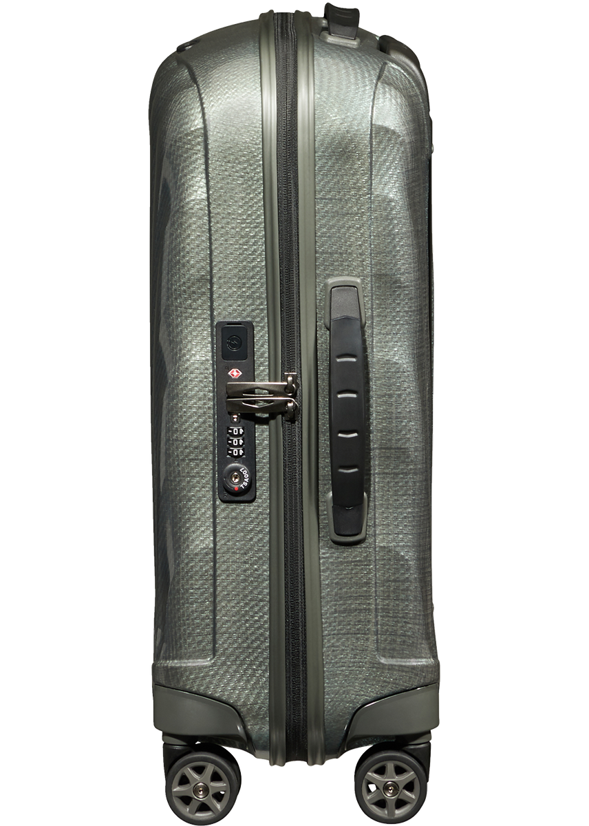 C-Lite Spinner (4 wheels) 55cm Expandable Cabin - Metallic Green