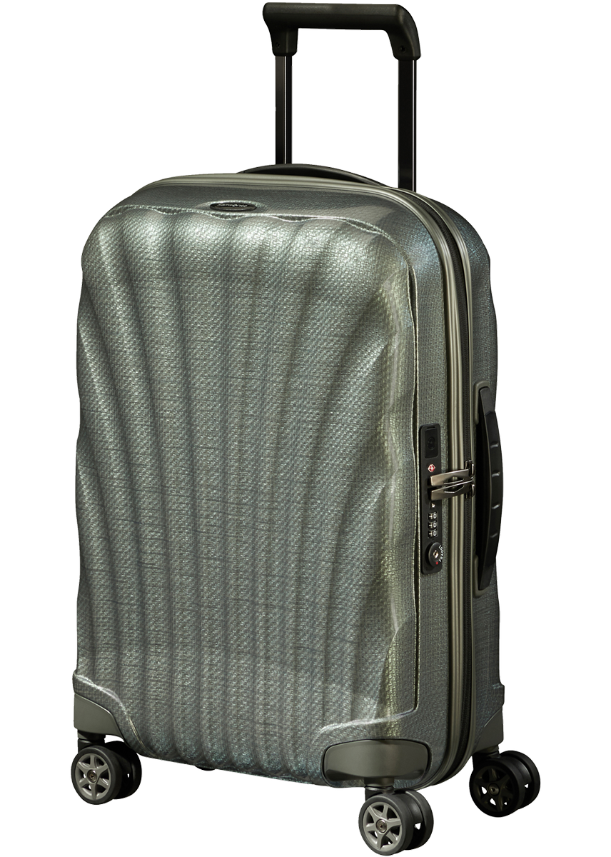 C-Lite Spinner (4 wheels) 55cm Expandable Cabin - Metallic Green